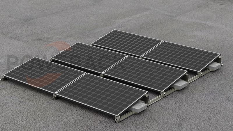 Introducing Powerack's Flat Roof Ballasted System!